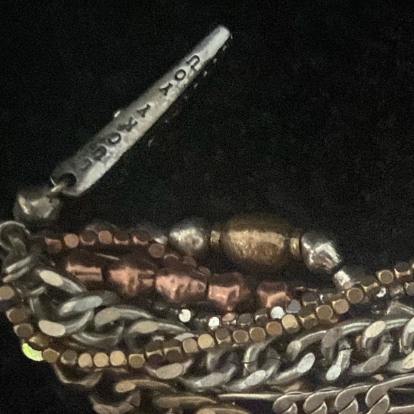 NWT LUCKY BRANDS Multi Mixed Metal Tons of Strands Bracelet - Picture 2 of 3